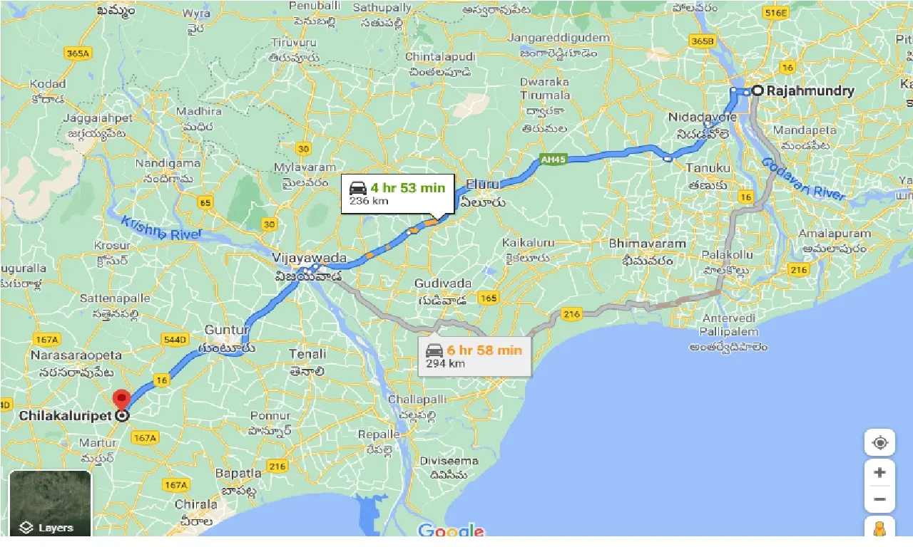 rajahmundry-to-chilakaluripet-one-way