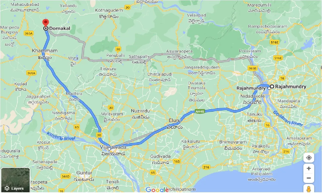 rajahmundry-to-dornakal-taxi