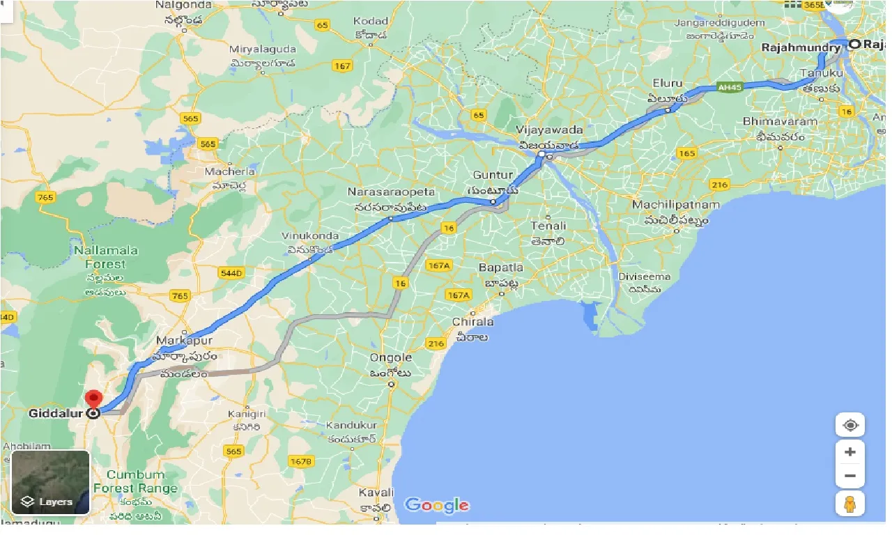 rajahmundry-to-giddalur-taxi