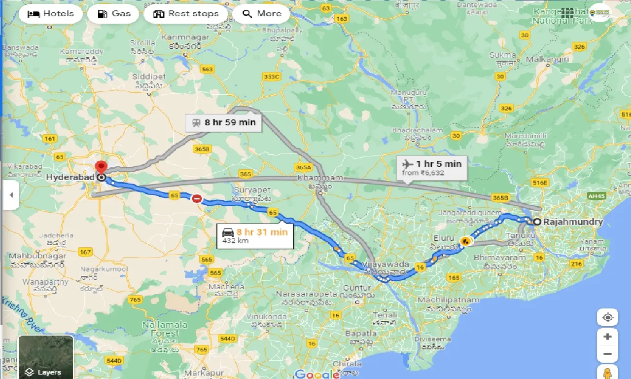 rajahmundry-to-hyderabad-one-way