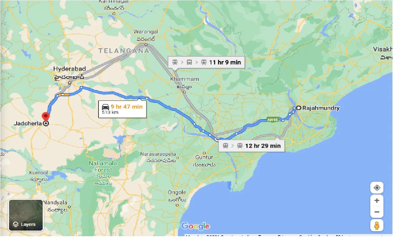 rajahmundry-to-jadcherla-one-way