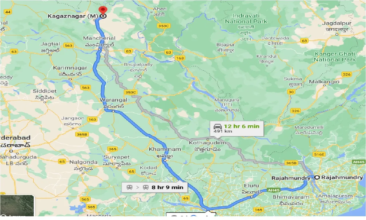 rajahmundry-to-kagaznagar-one-way