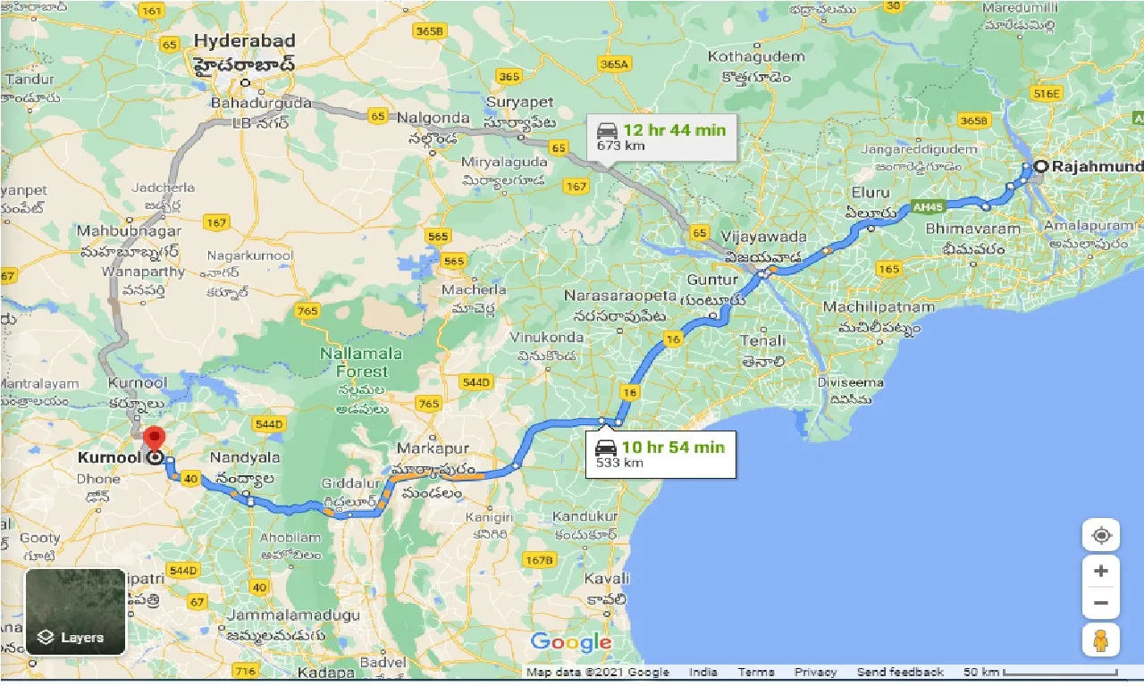 rajahmundry-to-kunool-taxi