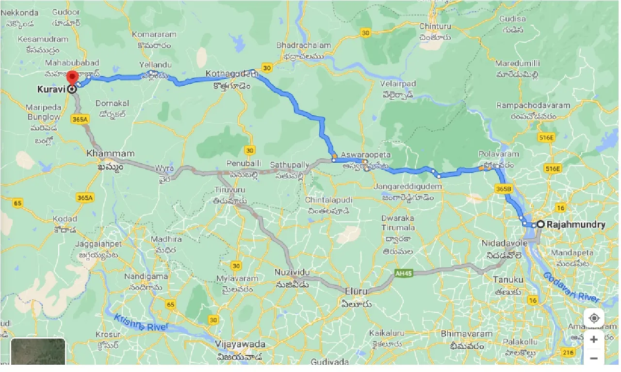 Rajahmundry To Kuravi One Way rajahmundry-to-kuravi-one-way