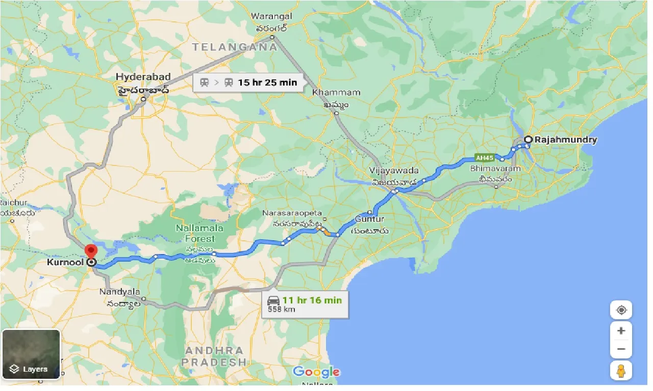 rajahmundry-to-kurnool-one-way