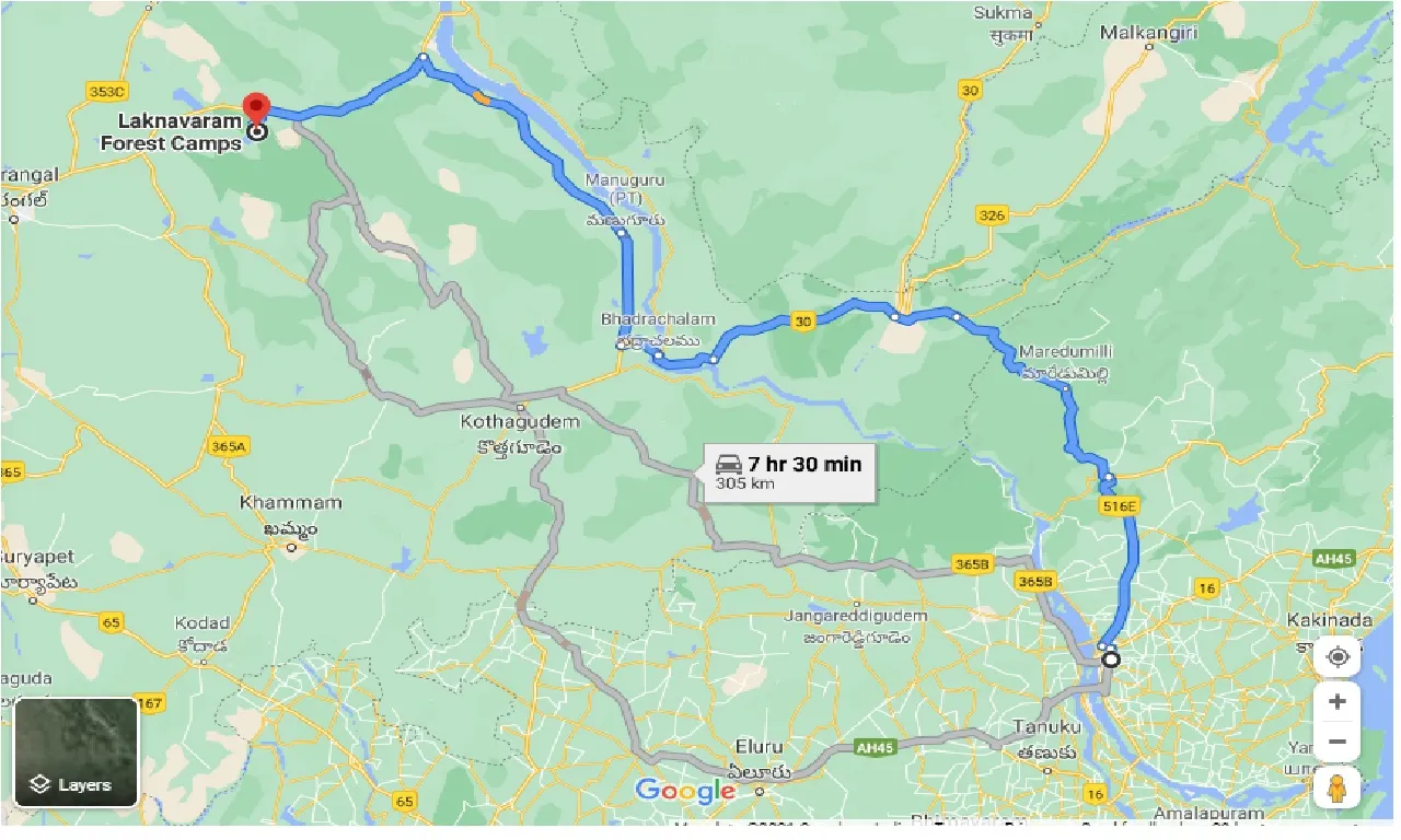 rajahmundry-to-laknavaram-forest-taxi
