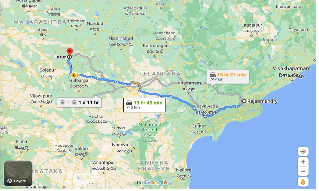 rajahmundry-to-latur-taxi