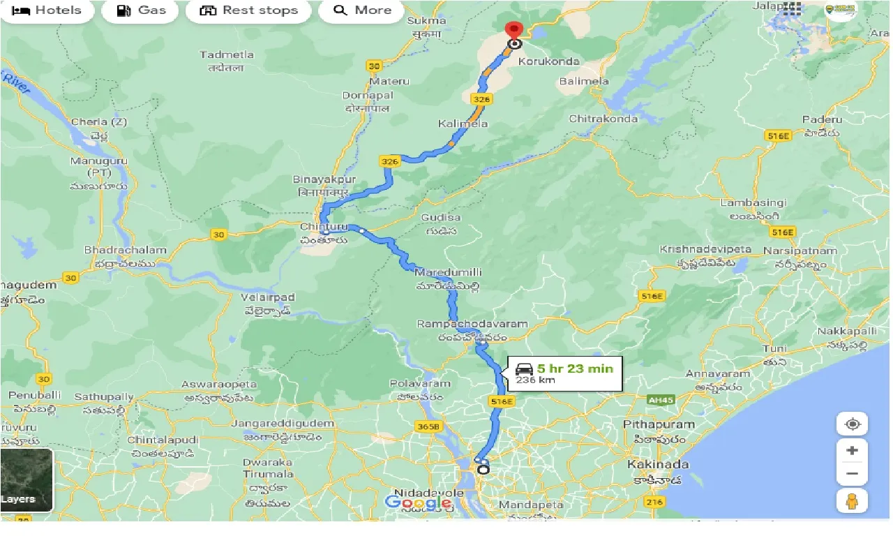 rajahmundry-to-malkangiri-taxi