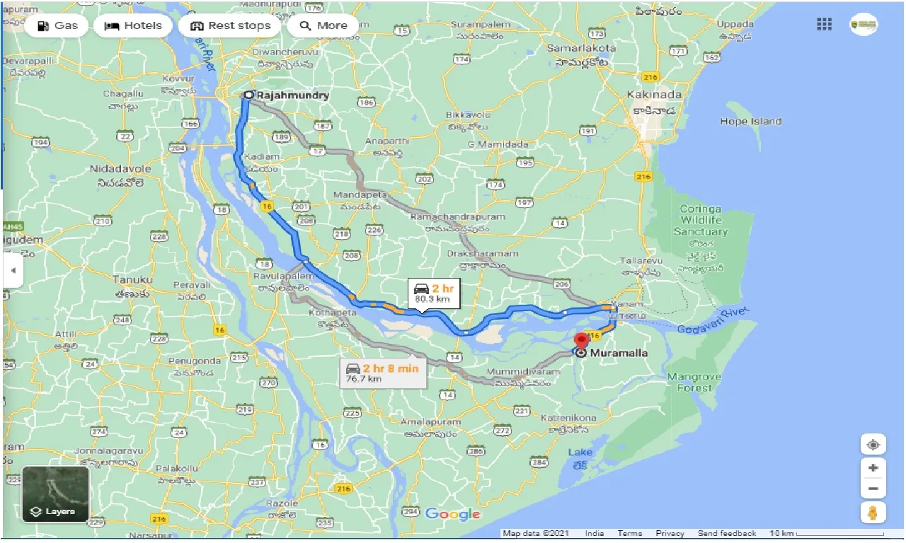 rajahmundry-to-muramalla-round-trip