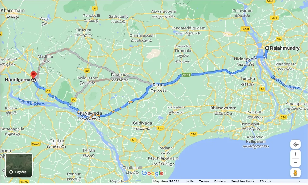 rajahmundry-to-nandigama-taxi