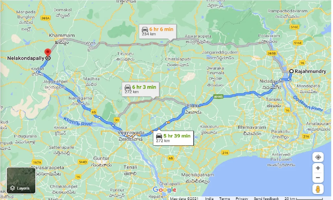 rajahmundry-to-nelakondapally-taxi