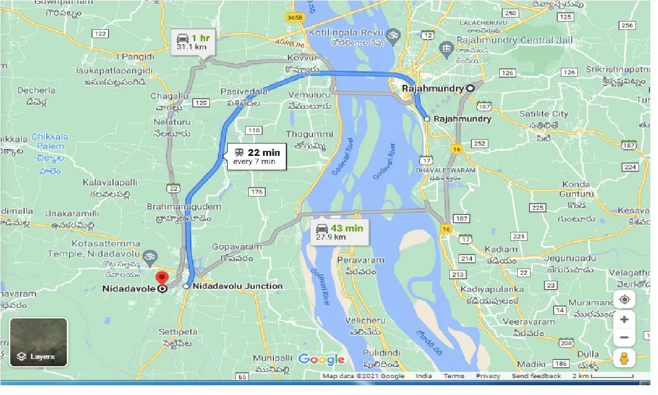 rajahmundry-to-nidadavole-one-way