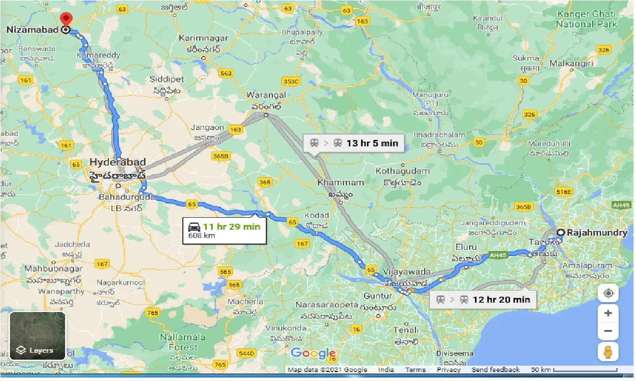 rajahmundry-to-nizamabad-taxi