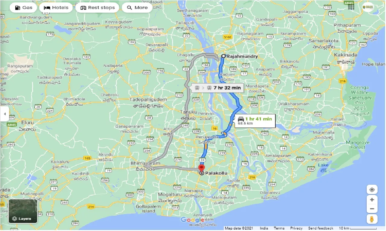 rajahmundry-to-palakollu-round-trip