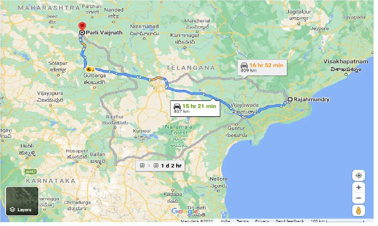 rajahmundry-to-parli-vaijnath-taxi