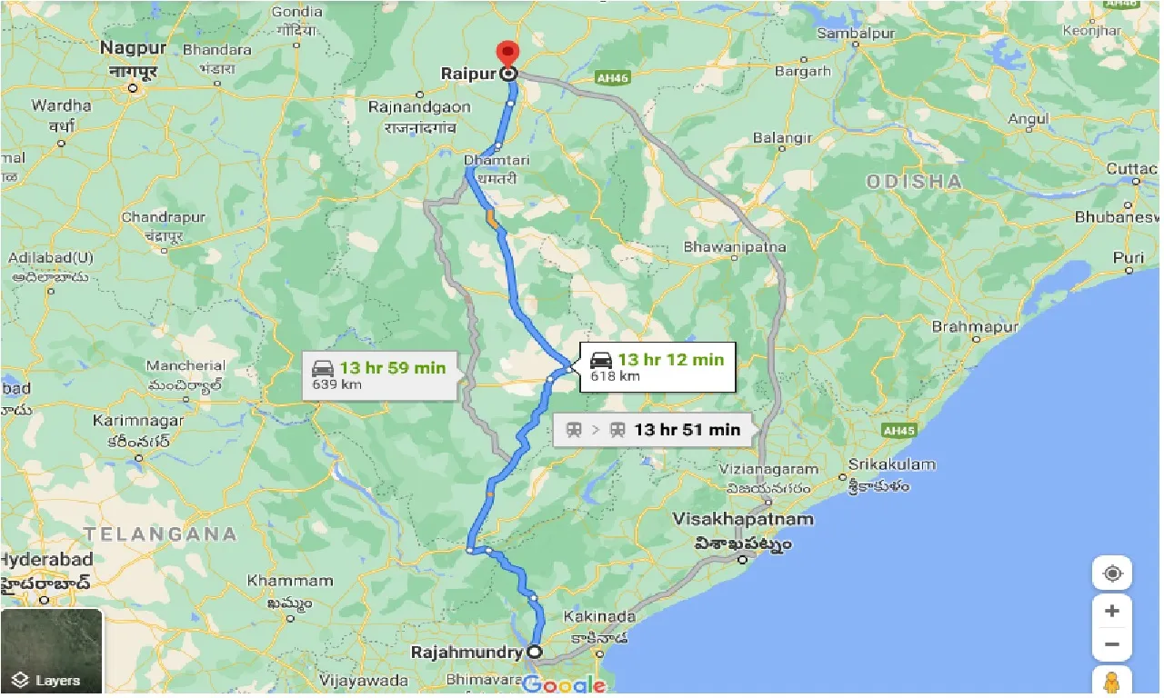 rajahmundry-to-raipur-taxi
