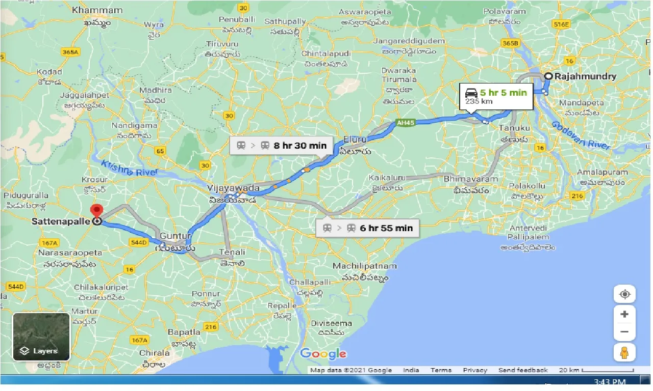 rajahmundry-to-sattenapalle-taxi