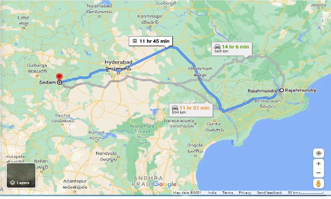 rajahmundry-to-sedam-one-way