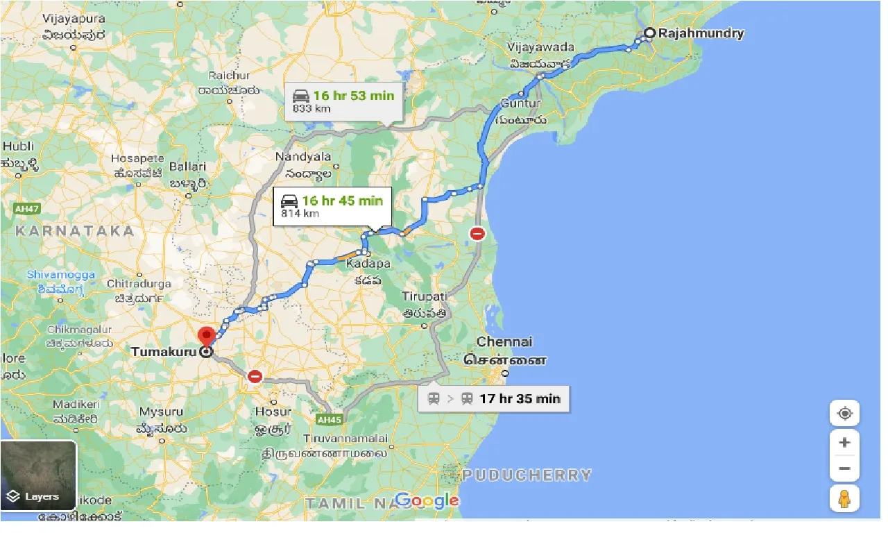 rajahmundry-to-tumakuru-one-way