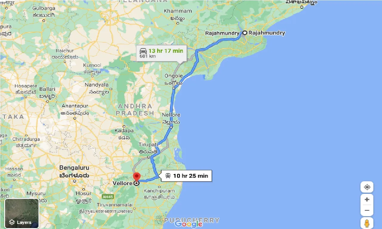 rajahmundry-to-vellore-taxi