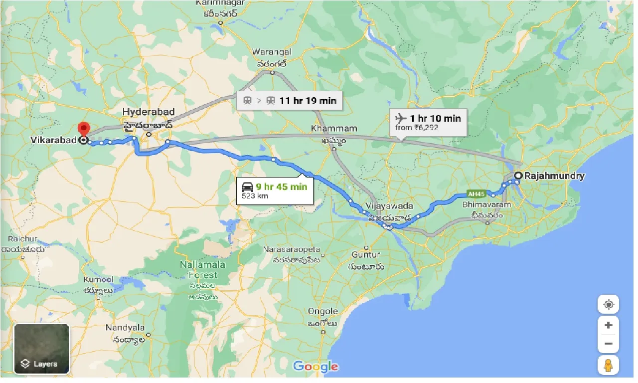 rajahmundry-to-vikarabad-taxi