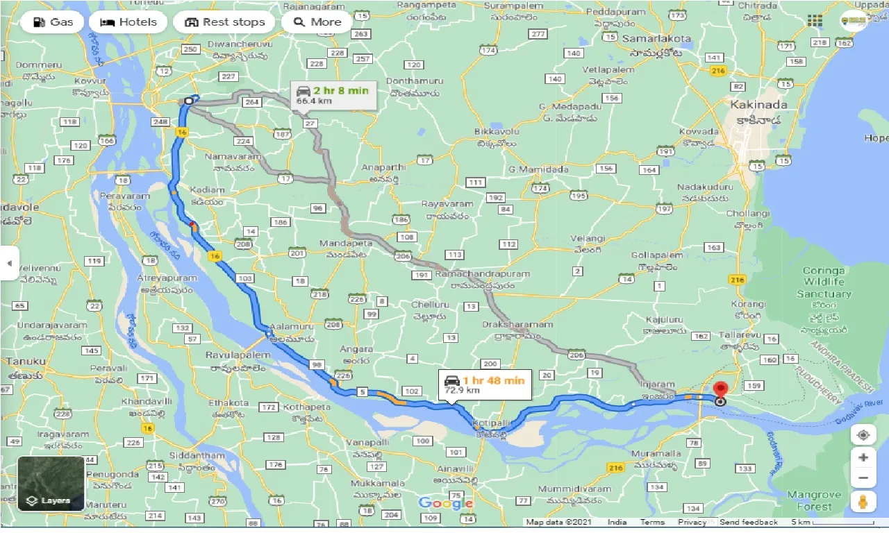 rajahmundry-to-yanam-round-trip