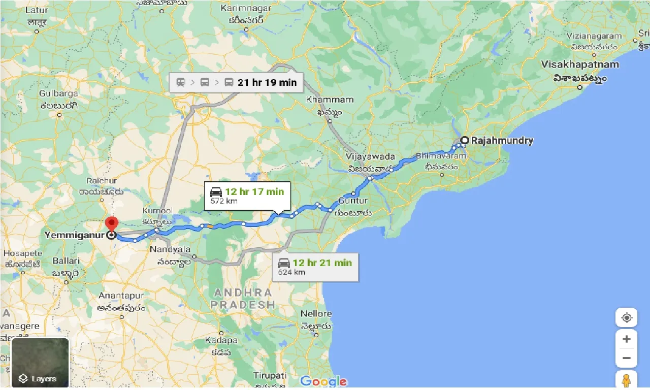 rajahmundry-to-yemmiganur-one-way