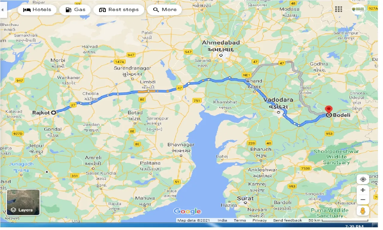 rajkot-to-bodeli-taxi
