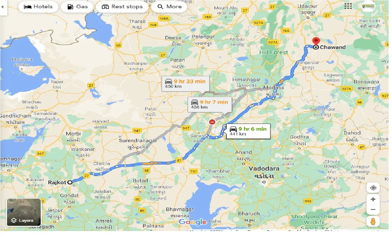 rajkot-to-chavand-taxi