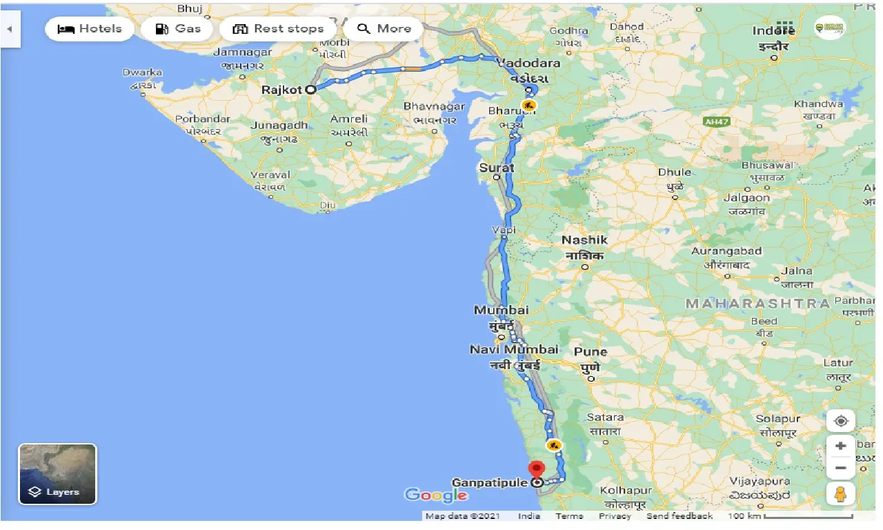 rajkot-to-ganpatipule-taxi