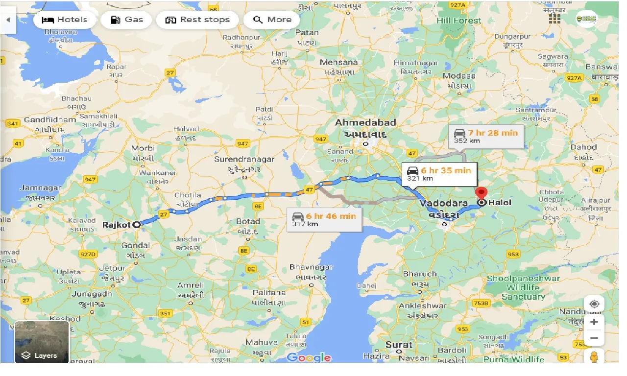 rajkot-to-halol-taxi
