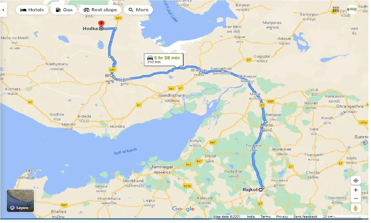 rajkot-to-hodka-one-way