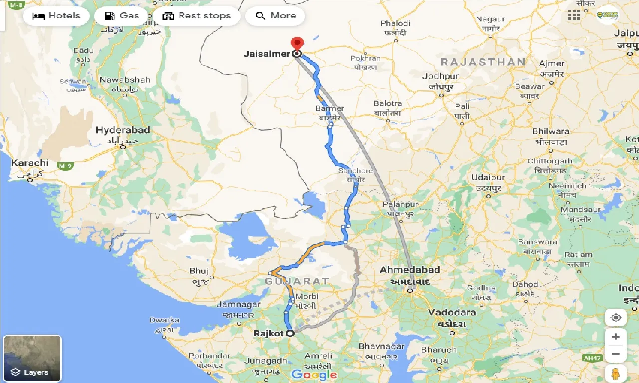 rajkot-to-jaisalmer-taxi