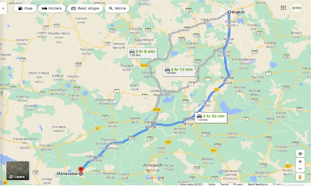 rajkot-to-manavadar-taxi
