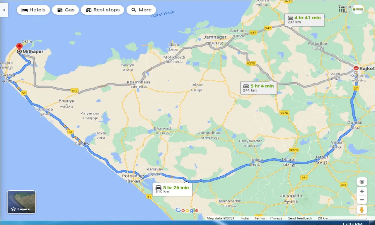 rajkot-to-mithapur-one-way