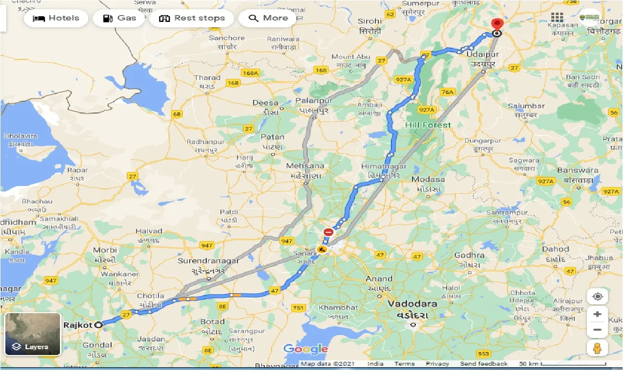 rajkot-to-nathdwara-one-way