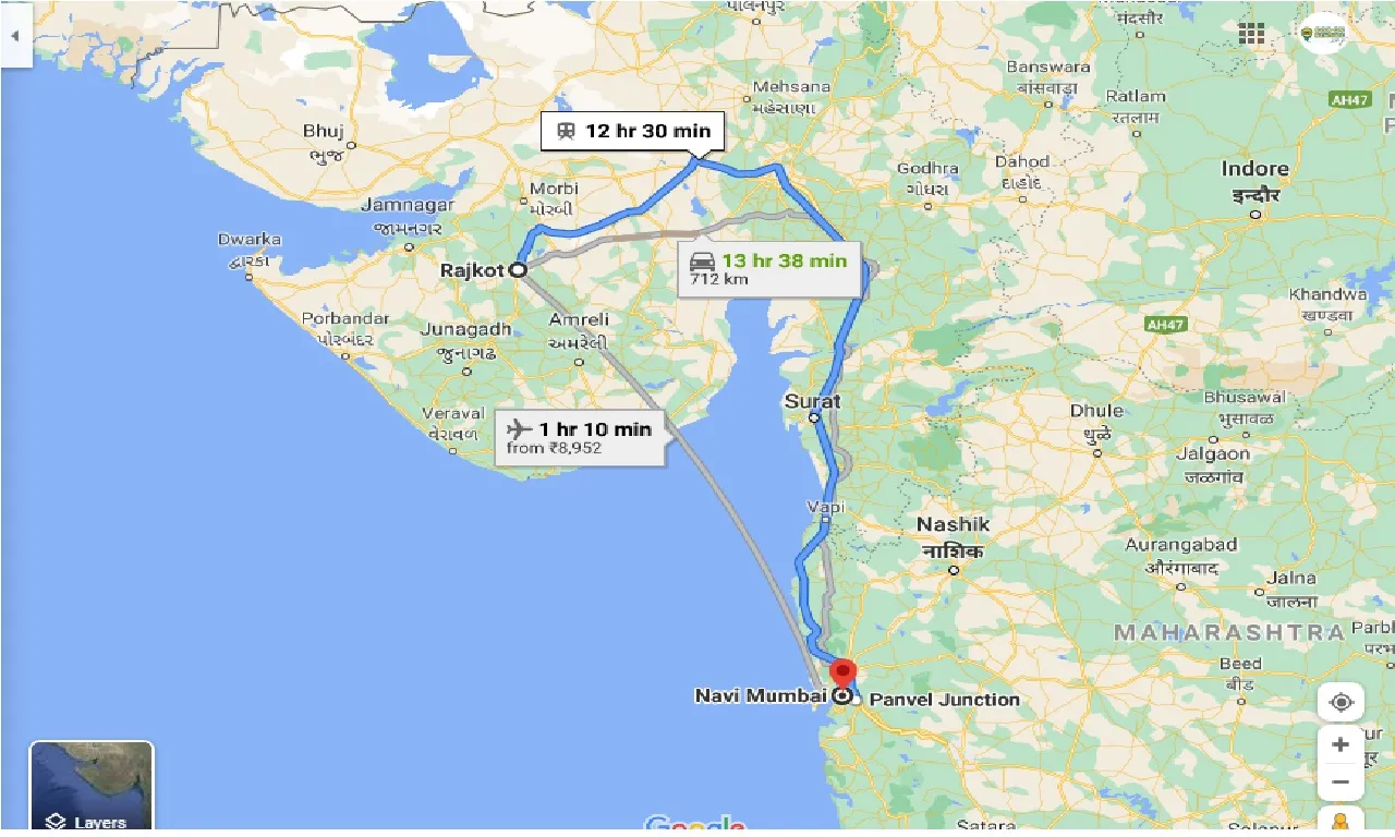 rajkot-to-navi-mumbai-taxi