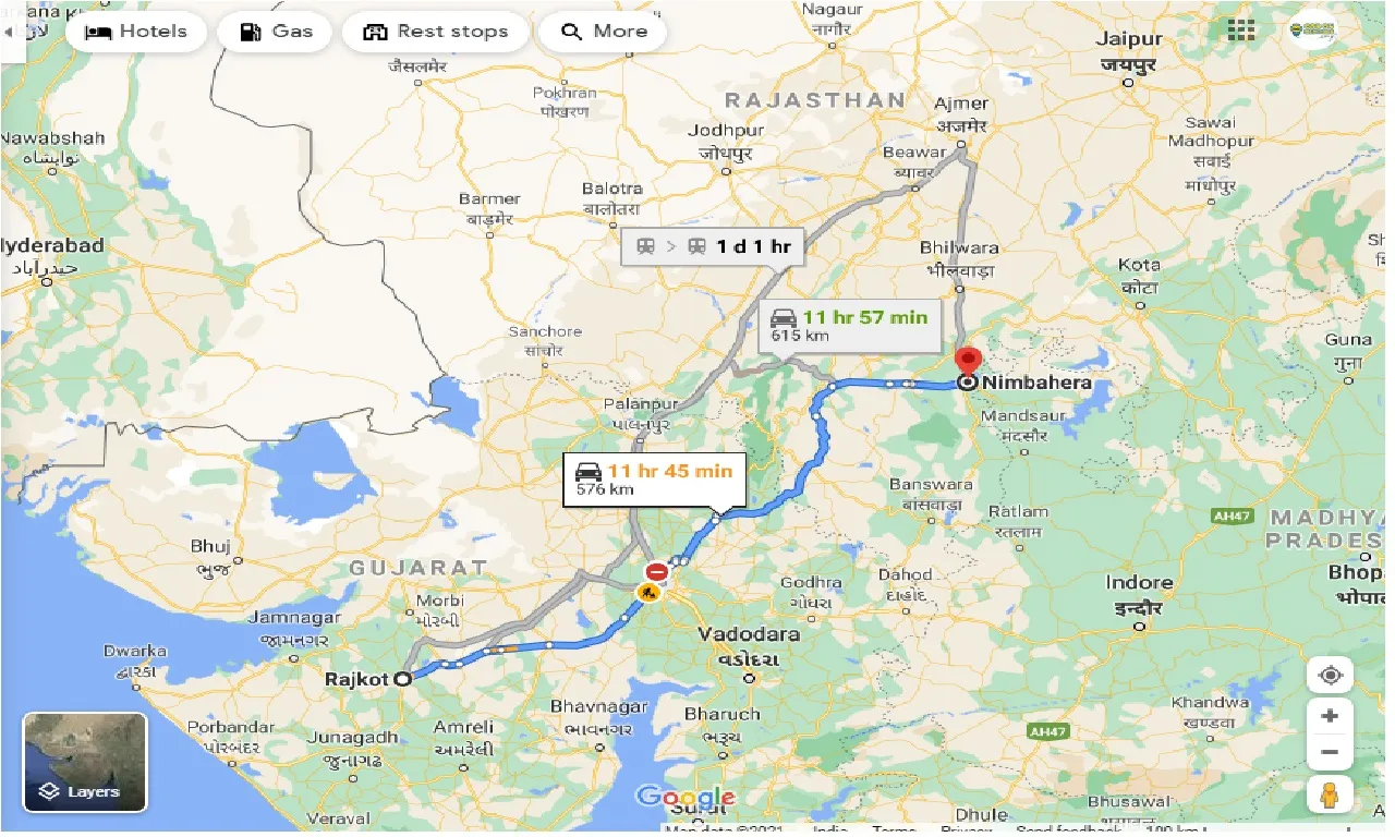 rajkot-to-nimbahera-one-way