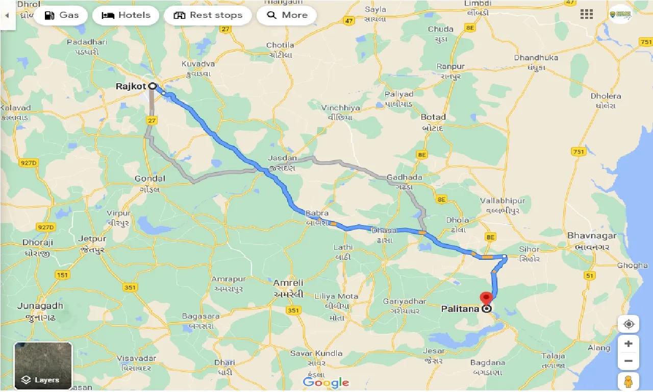Rajkot To Palitana Taxi rajkot-to-palitana-taxi