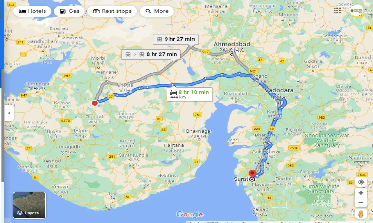 rajkot-to-surat-round-trip