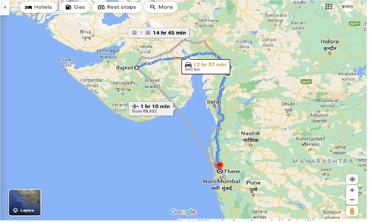 rajkot-to-thane-taxi
