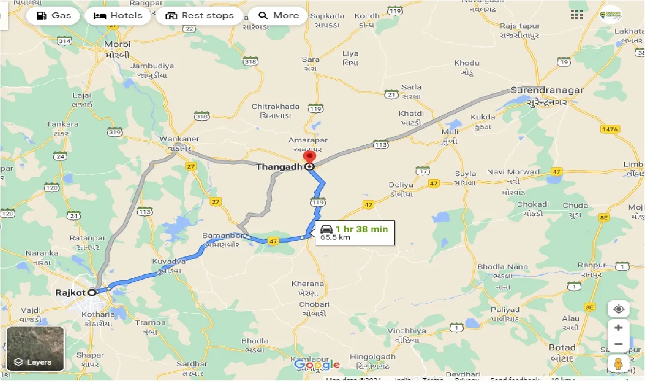 rajkot-to-thangadh-taxi