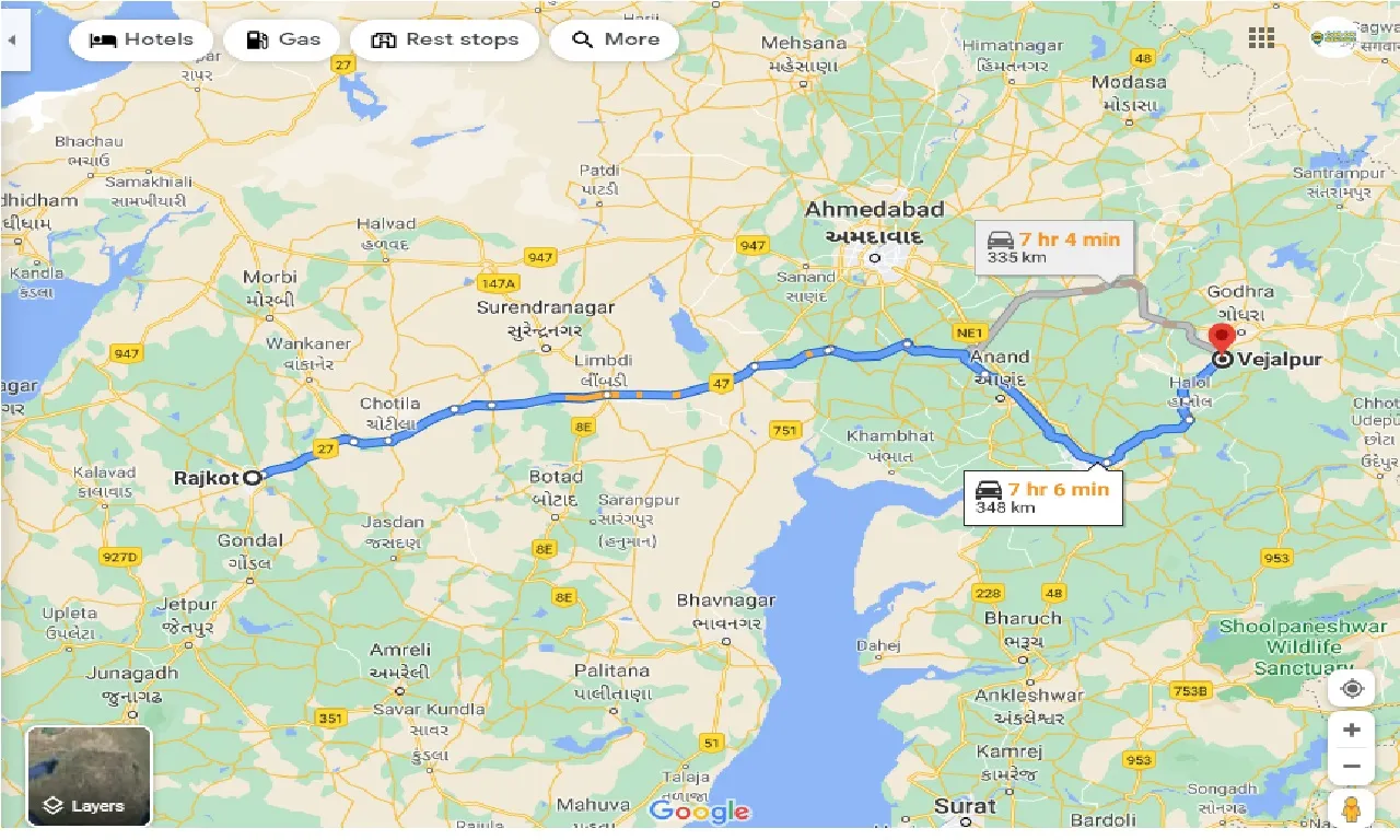 rajkot-to-vejalpur-taxi