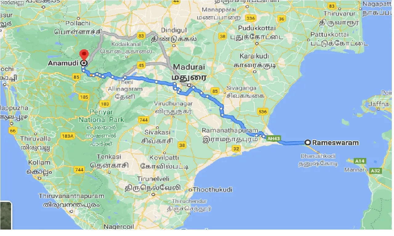 rameswara-to-anamudi-taxi