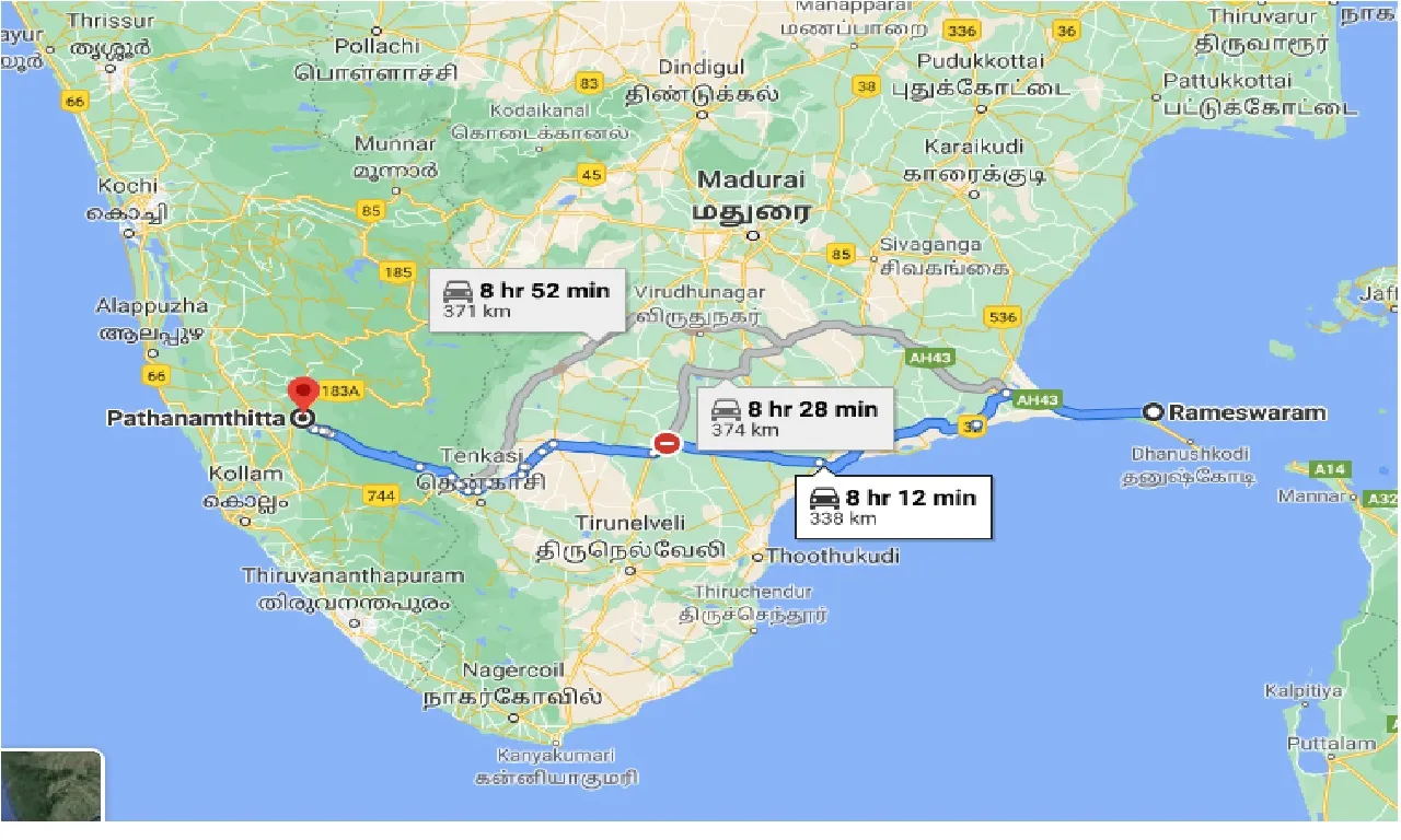 rameswara-to-pathanamthitta-one-way