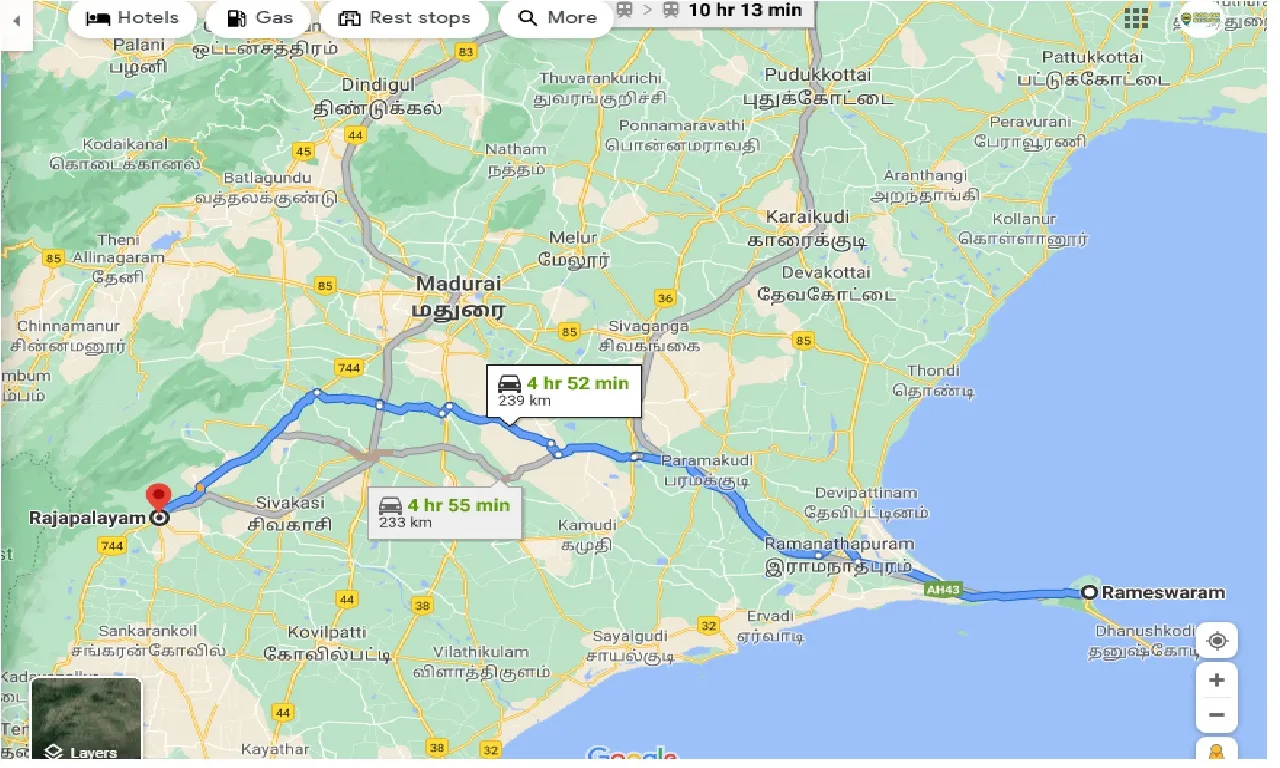 rameswara-to-rajapalayam-taxi