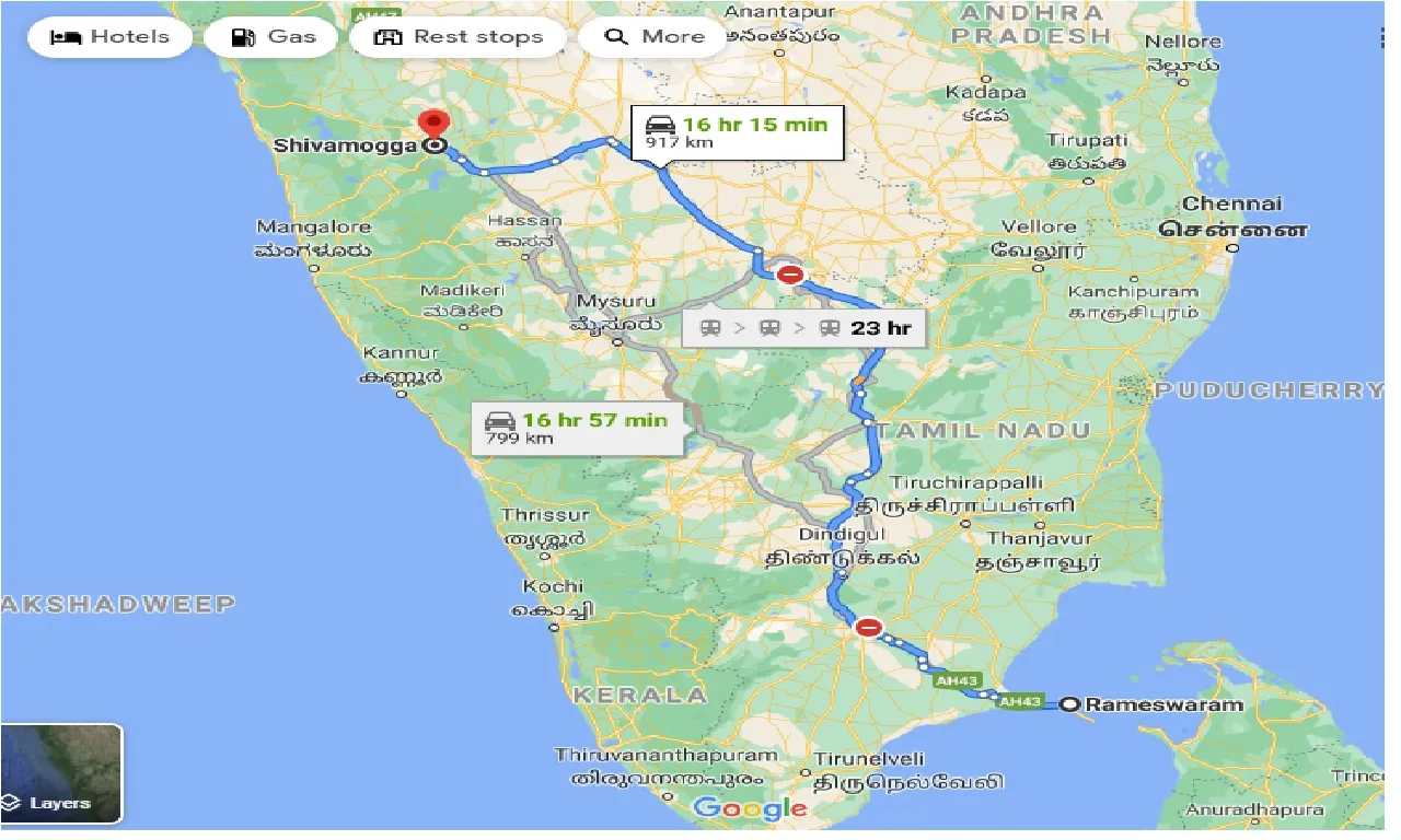rameswara-to-shivamogga-one-way