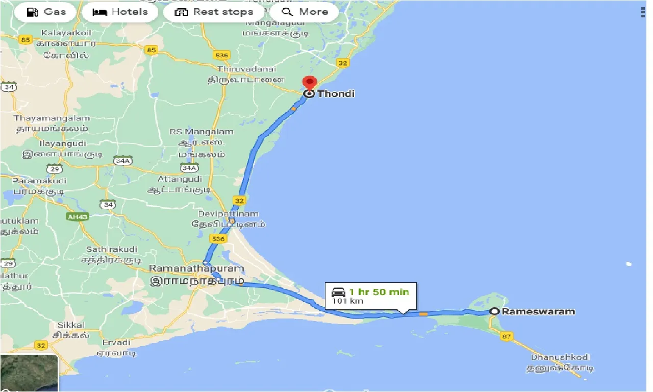 rameswara-to-thondi-one-way