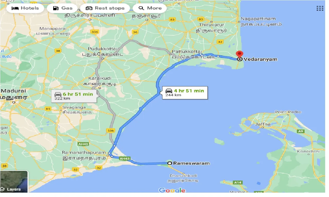 rameswara-to-vedaranyam-one-way
