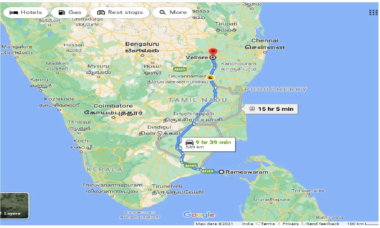 rameswara-to-vellore-taxi